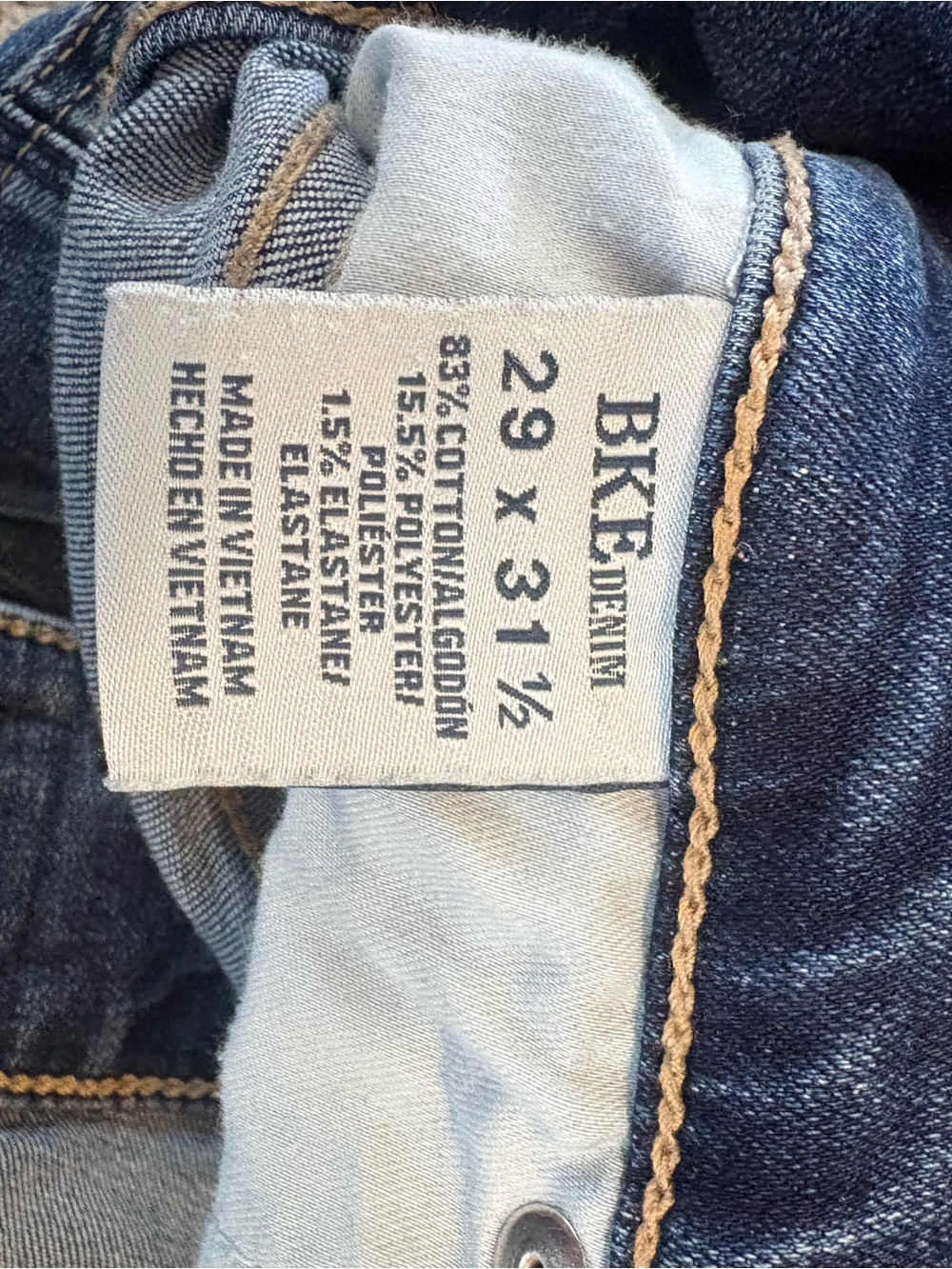 BKE Women's PAYTON Bootcut Jeans in Dark Blue Wash - Picture 4 of 5